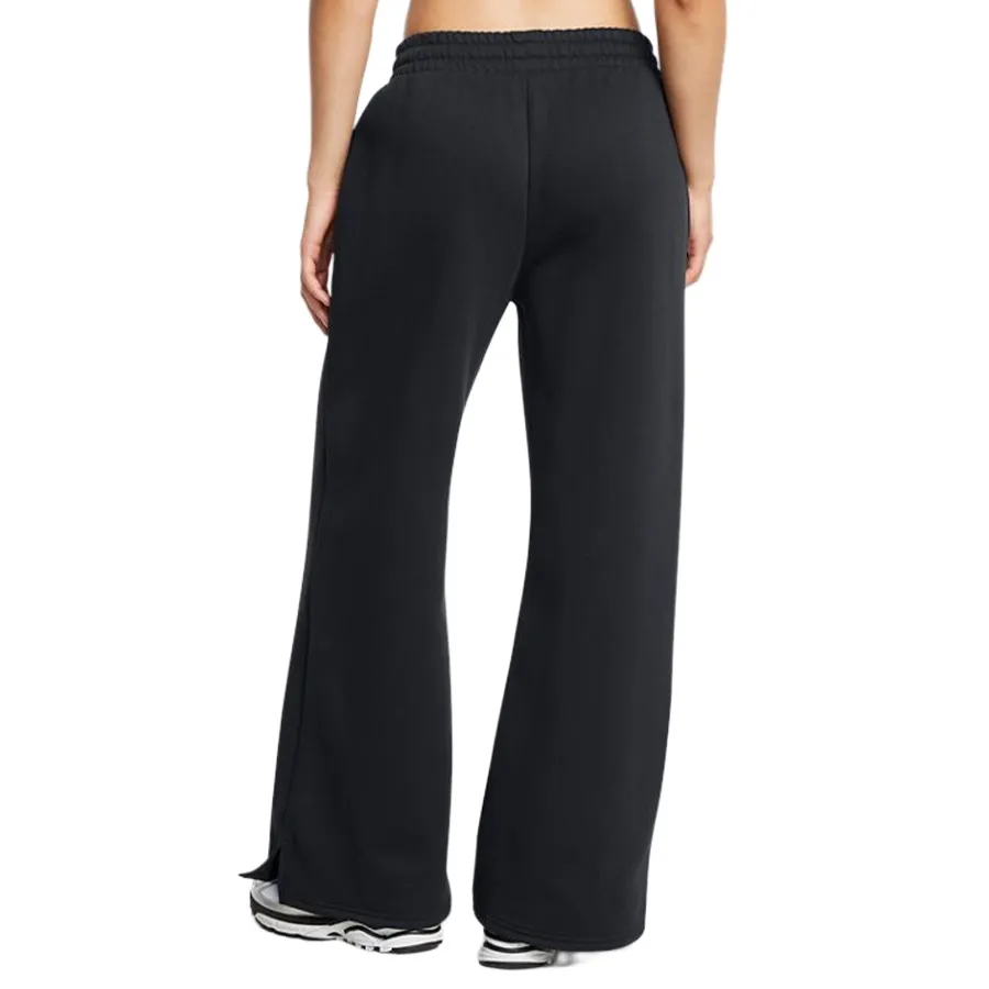 Imagen 1 de 5 de Pantalón Under Armour Icon Fleece Wide Leg-NEGRO