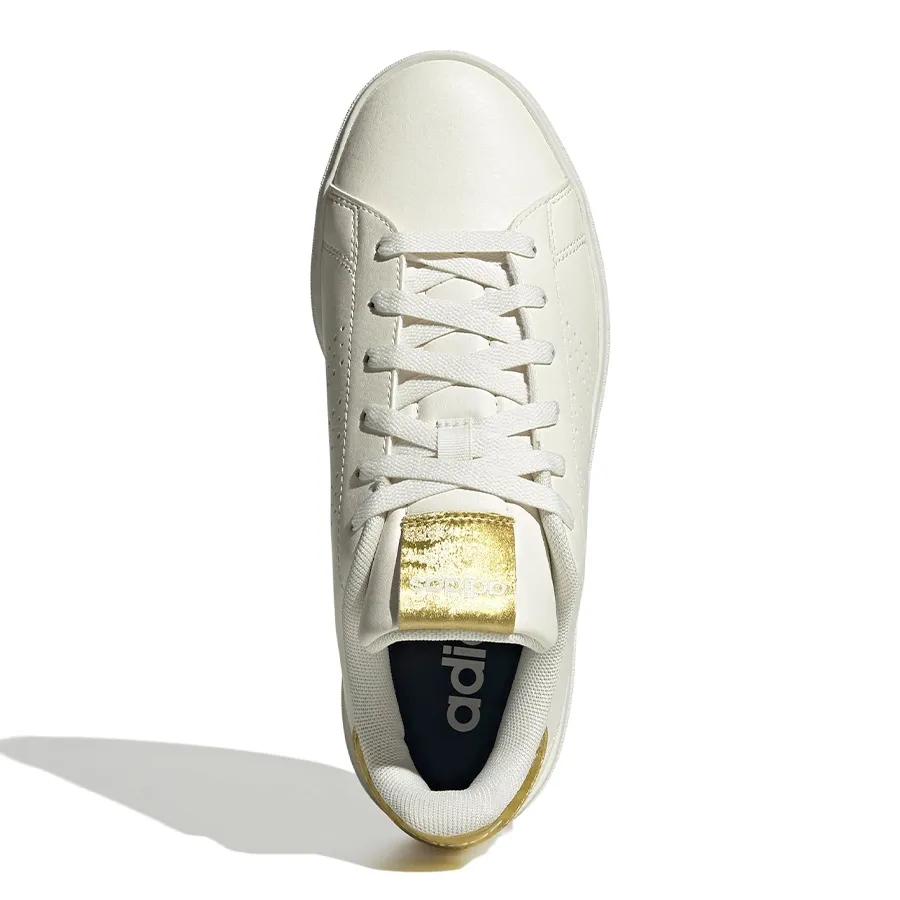 Imagen 3 de 7 de Zapatillas adidas Advantage Base 2.0-CRUDO/DORADO