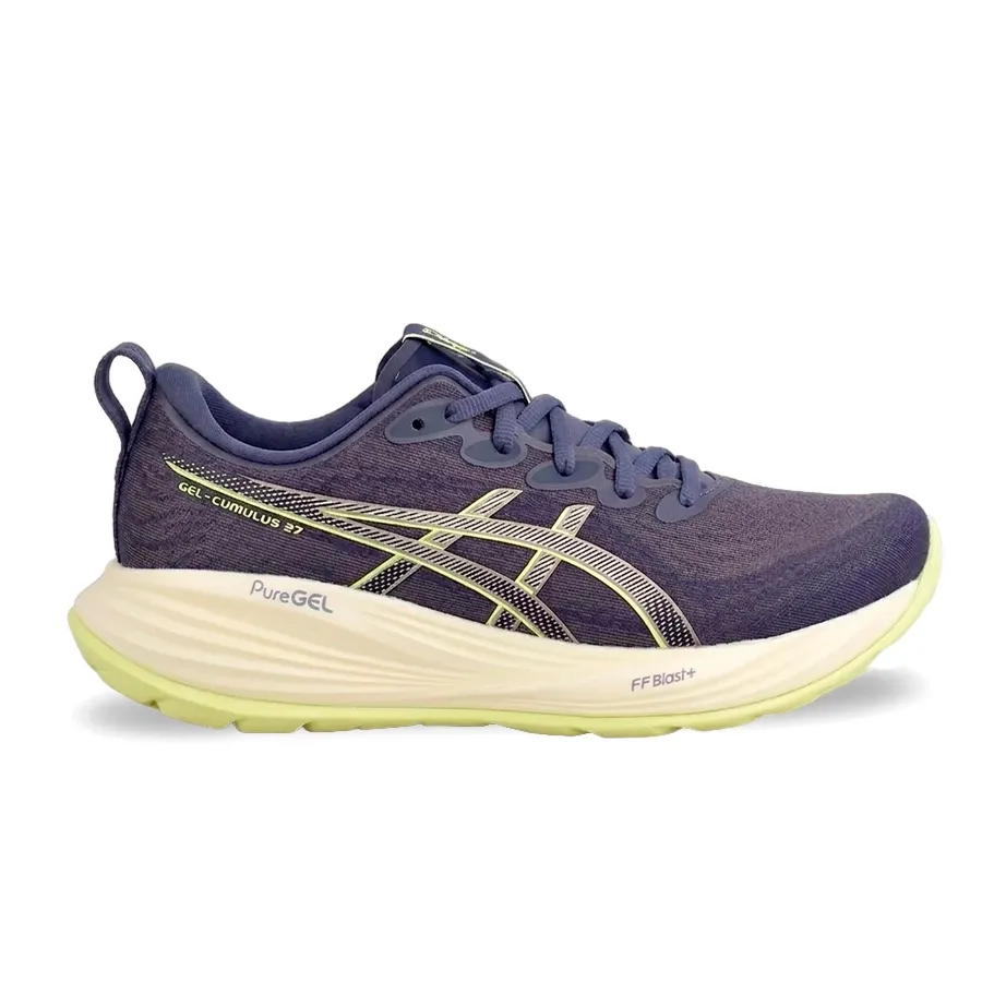 Imagen 0 de 5 de Zapatillas Asics Gel Cumulus 27-AZUL NOCHE/AMARILLO FLUOR