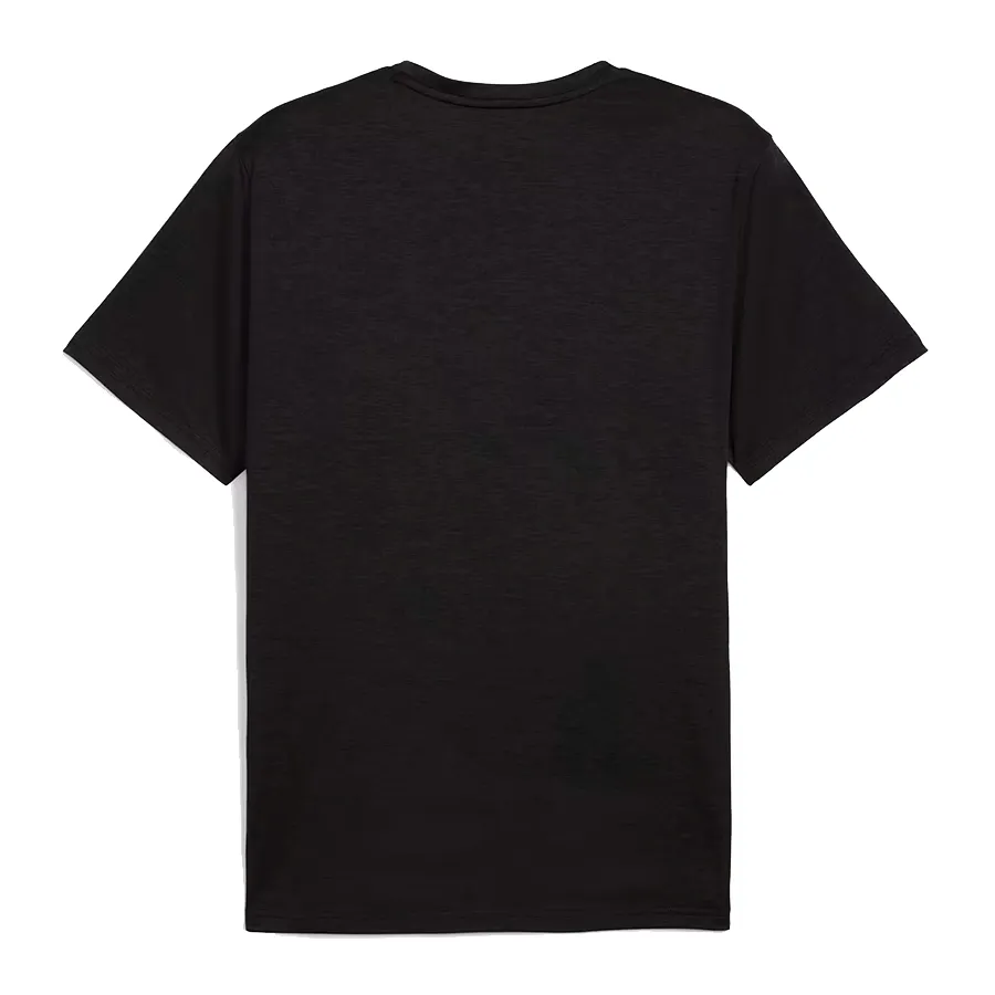 Imagen 3 de 4 de Remera Puma Tad Essentials Heather Cat-NEGRO
