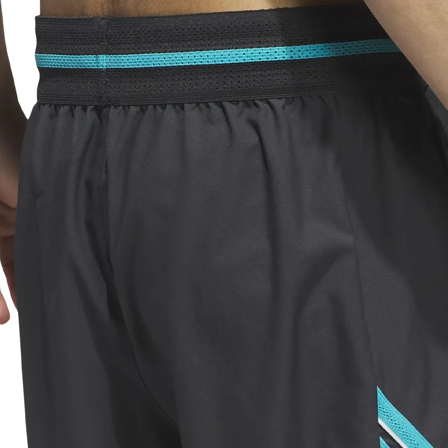 Imagen 4 de 5 de adidas Shorts  Crazy Lite-GRAFITO/TURQUESA