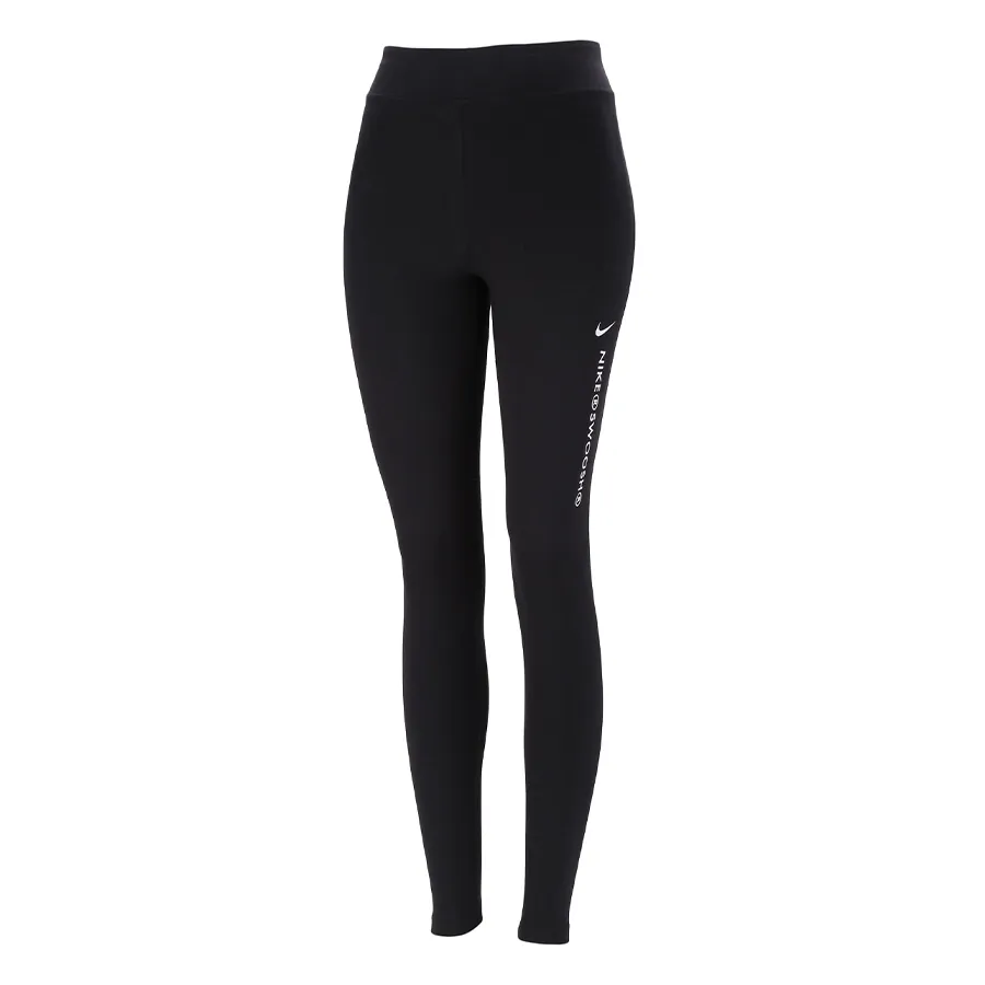 Imagen 3 de 5 de Calza Nike Sportswear Swoosh-NEGRO