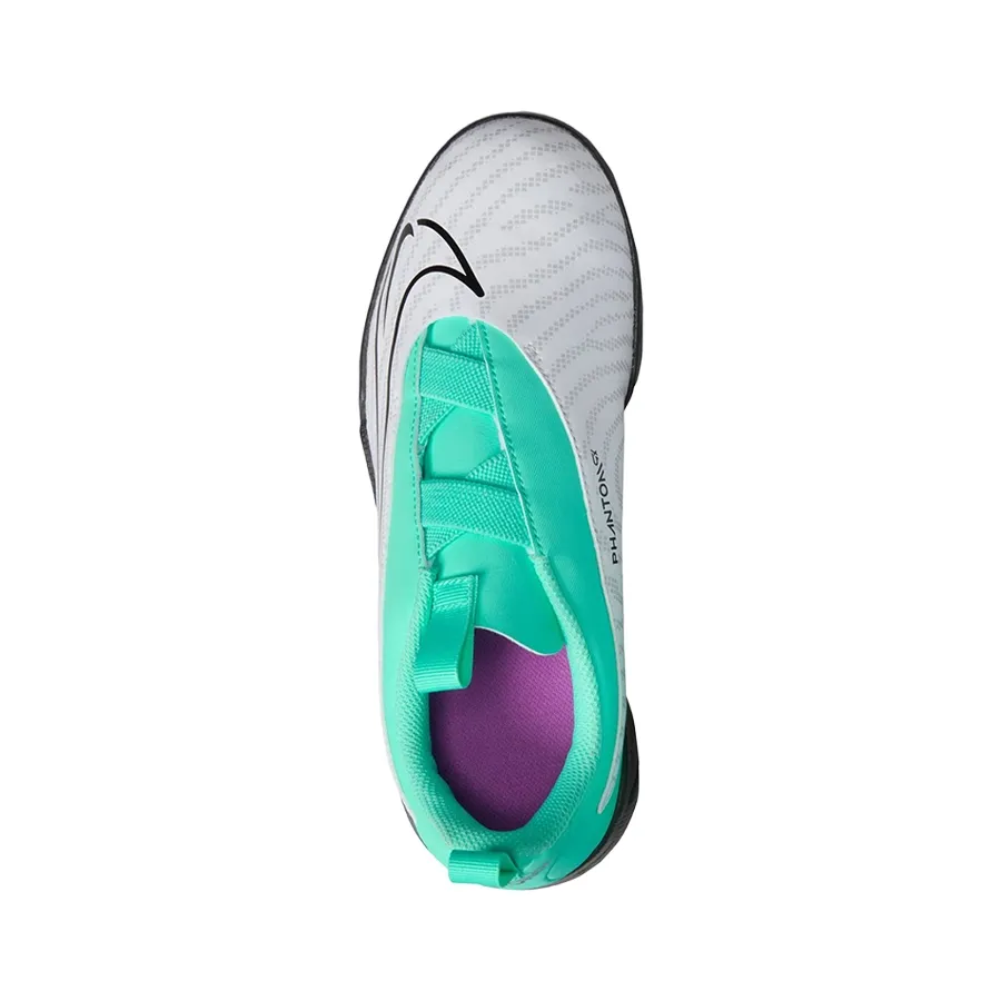 Imagen 2 de 7 de Botines Nike Jr. Phantom GX Academy-BLANCO/AQUA