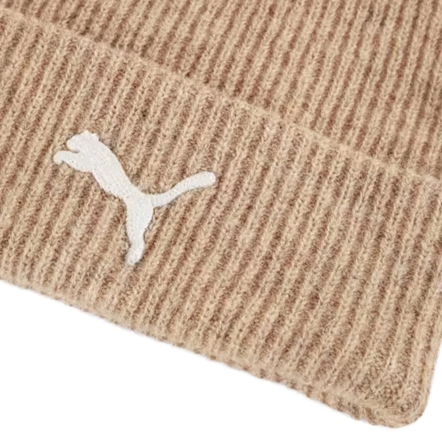 Imagen 2 de 3 de Gorro Puma beanie Classics Elevated-BEIGE