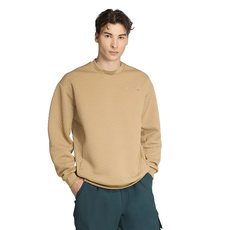 Imagen 0 de 4 de Buzo adidas Xploric Terrex Crewneck-KAKI