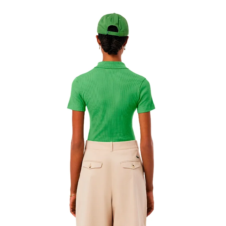 Imagen 1 de 6 de Remera Lacoste Polo Chemise Col Bord-VERDE