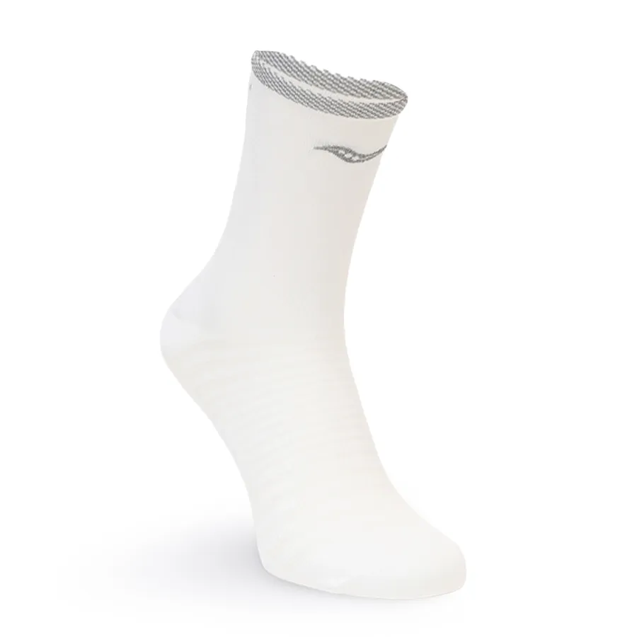 Imagen 3 de 5 de Medias Saucony Endorphin Crew 2 Packs-BLANCO/GRIS/NEGRO