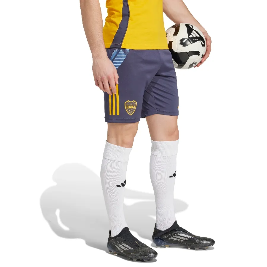 Imagen 1 de 5 de adidas Shorts  de Entrenamiento Boca Juniors 24/25-AZUL MARINO/AMARILLO