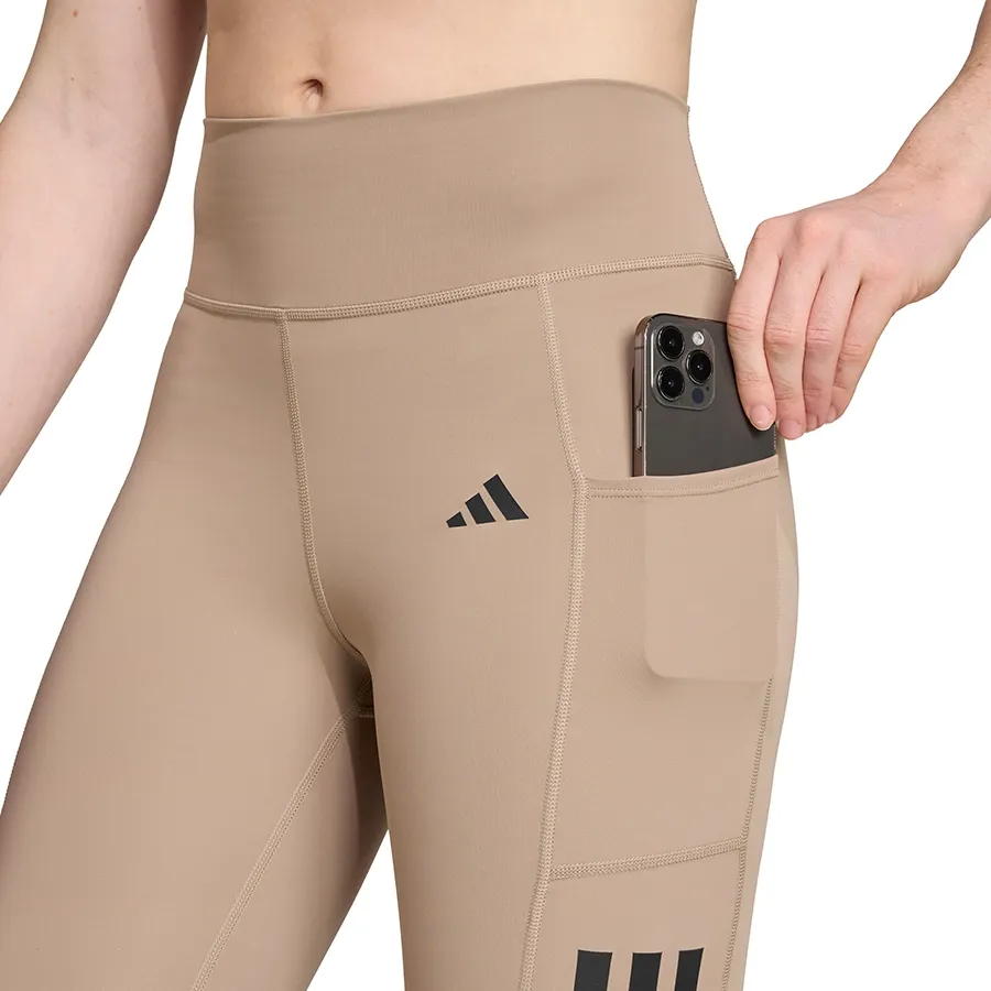 Imagen 2 de 4 de Calza adidas Optimé 3-Stripes-NEGRO/KHAKI