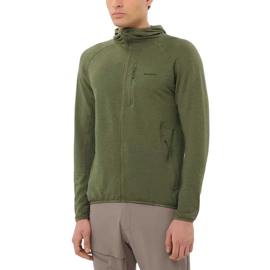 Imagen 0 de 7 de Campera Salomon Essential Lightwarm-VERDE MUSGO