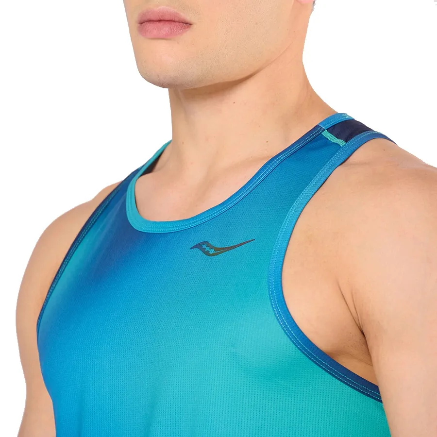 Imagen 2 de 4 de Musculosa Saucony Stopwatch-AZUL