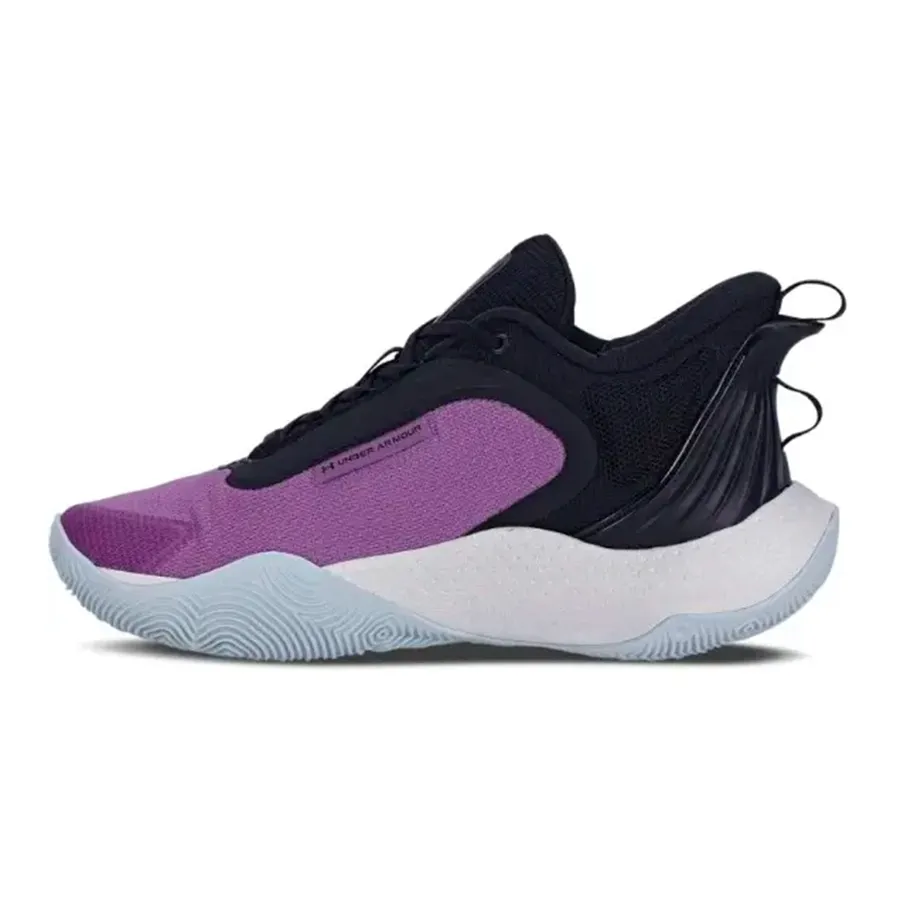 Imagen 2 de 4 de Zapatillas Under Armour Basketball Swish-VIOLETA/NEGRO/BLANCO