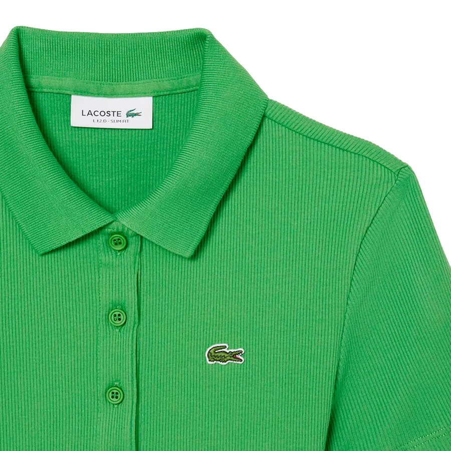 Imagen 4 de 6 de Remera Lacoste Polo Chemise Col Bord-VERDE