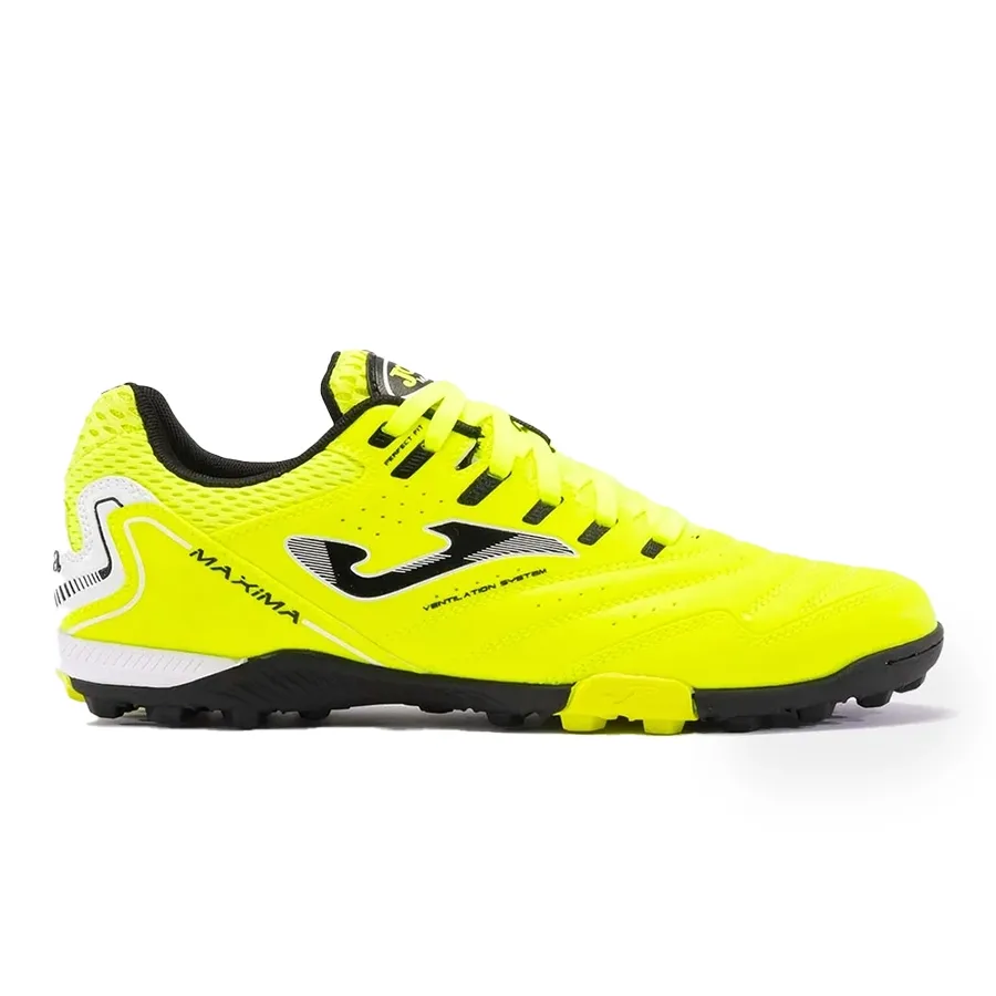 Imagen 0 de 6 de Botines Joma Máxima Turf Tf-AMARILLO FLUOR/NEGRO