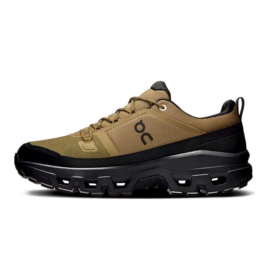 Imagen 2 de 5 de Zapatillas On Cloudrock Low Waterproof-VERDE OLIVA/NEGRO