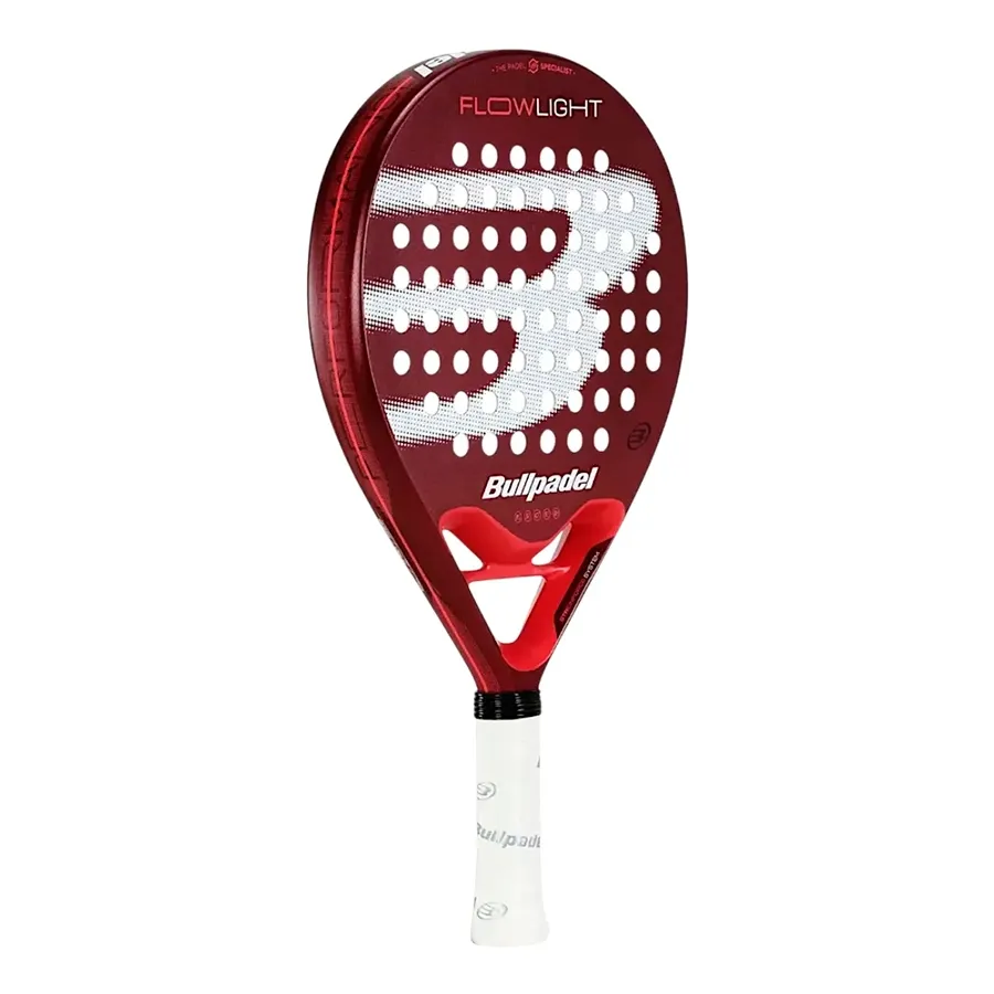 Imagen 1 de 4 de Paleta Bullpadel Flow Light 25-ROJO/BLANCO