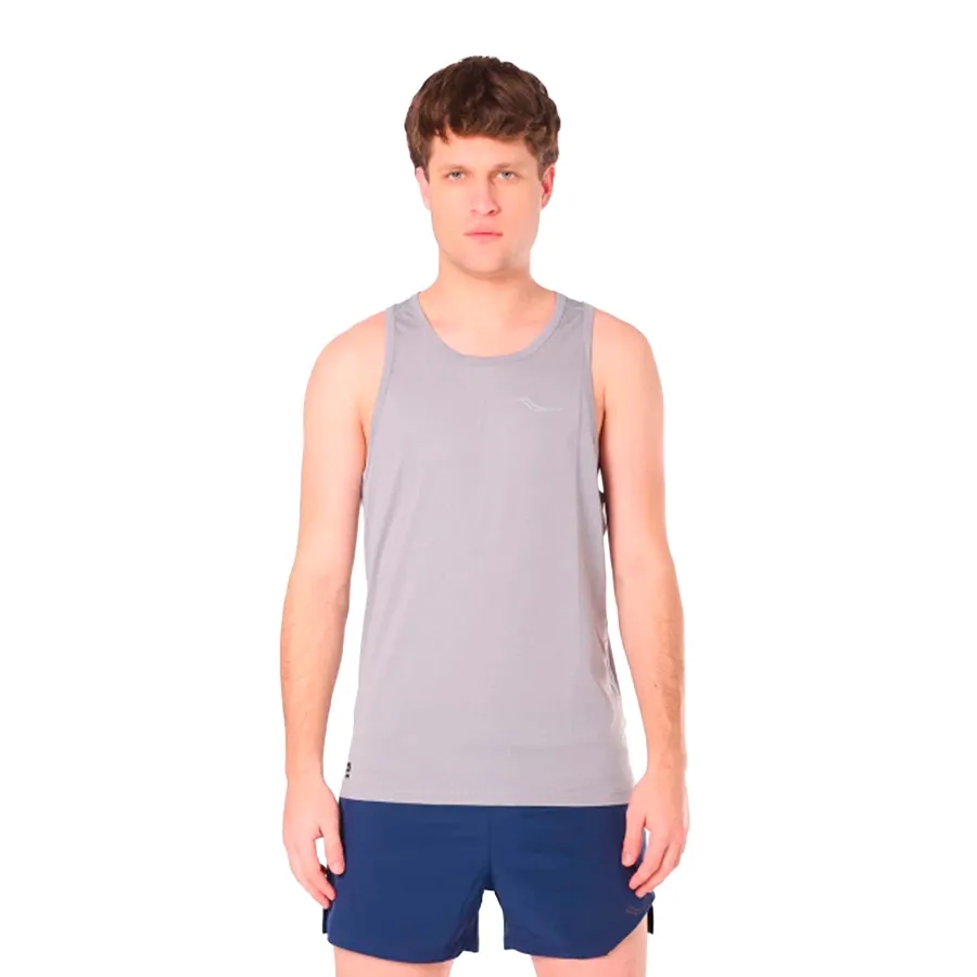 Imagen 0 de 6 de Musculosa Saucony Stopwatch-GRIS