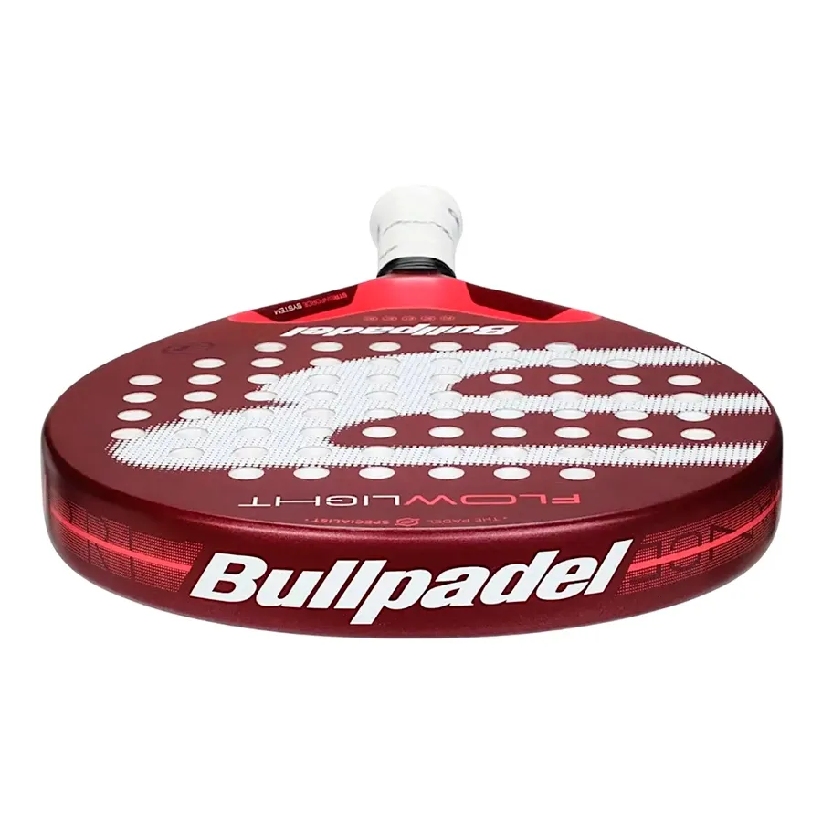 Imagen 3 de 4 de Paleta Bullpadel Flow Light 25-ROJO/BLANCO