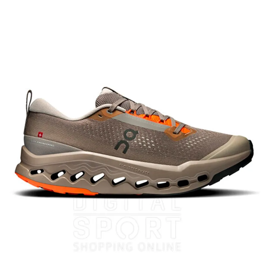 Imagen 0 de 5 de Zapatillas On Claudsurfer Trail 2-GRIS/NARANJA