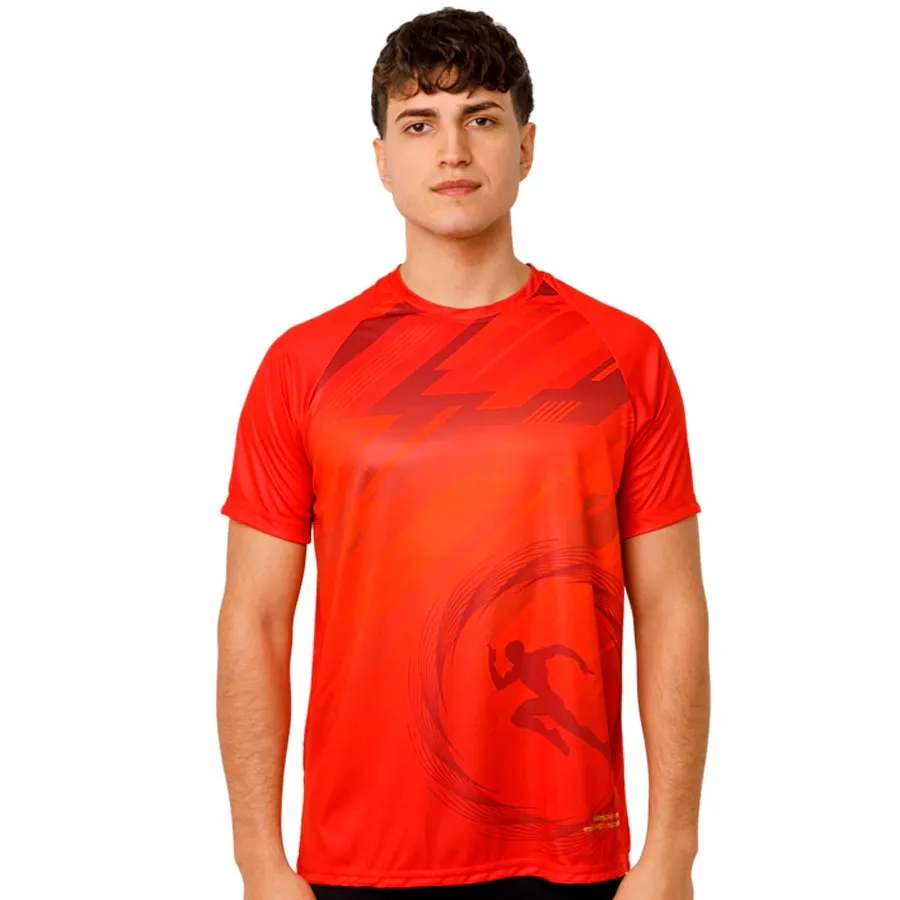 Imagen 0 de 5 de Remera Warner Bros The Flash-BORDO/ROJO