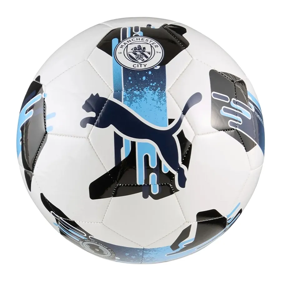 Imagen 0 de 2 de Pelota Puma Mini Manchester City-BLANCO/NEGRO/CELESTE