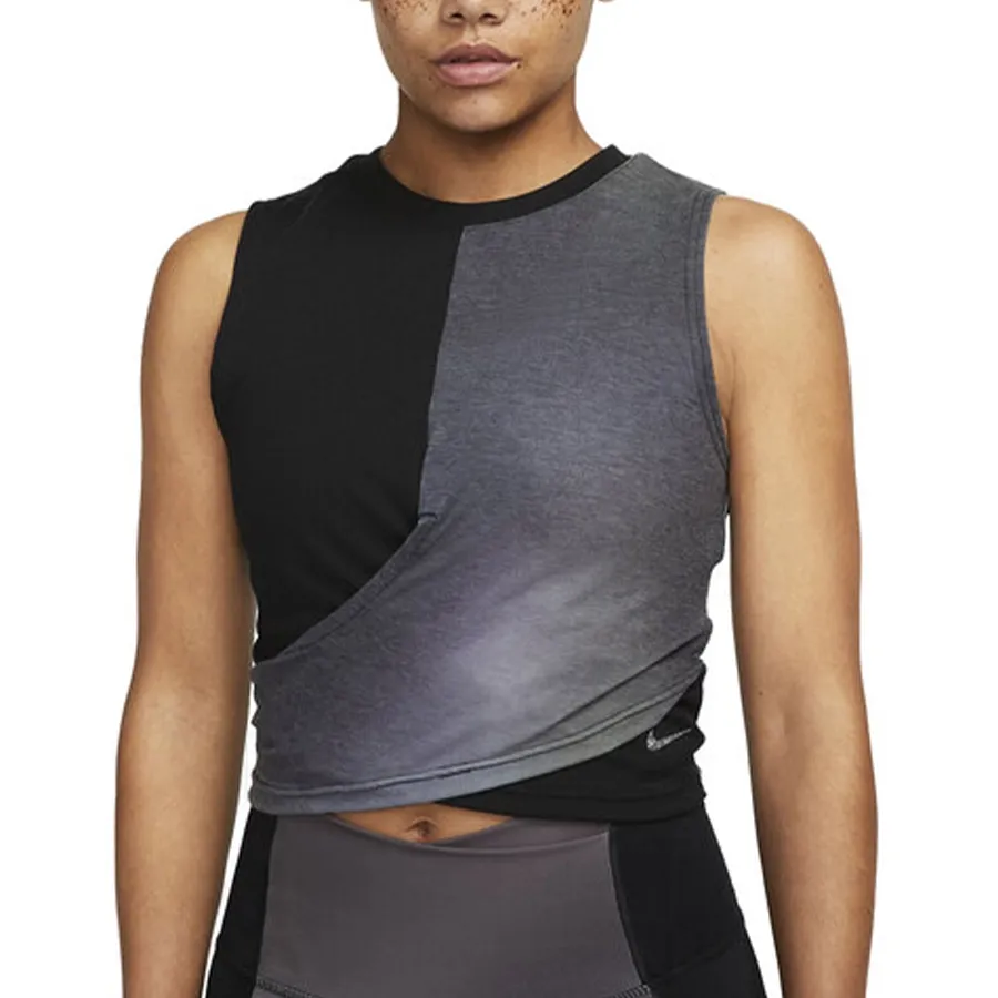 Imagen 0 de 5 de Musculosa Nike Dri-FIT Printed Tank-GRIS/NEGRO