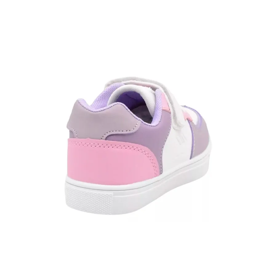 Imagen 3 de 6 de Zapatillas Atomik Ruelle-LILA/BLANCO/ROSA