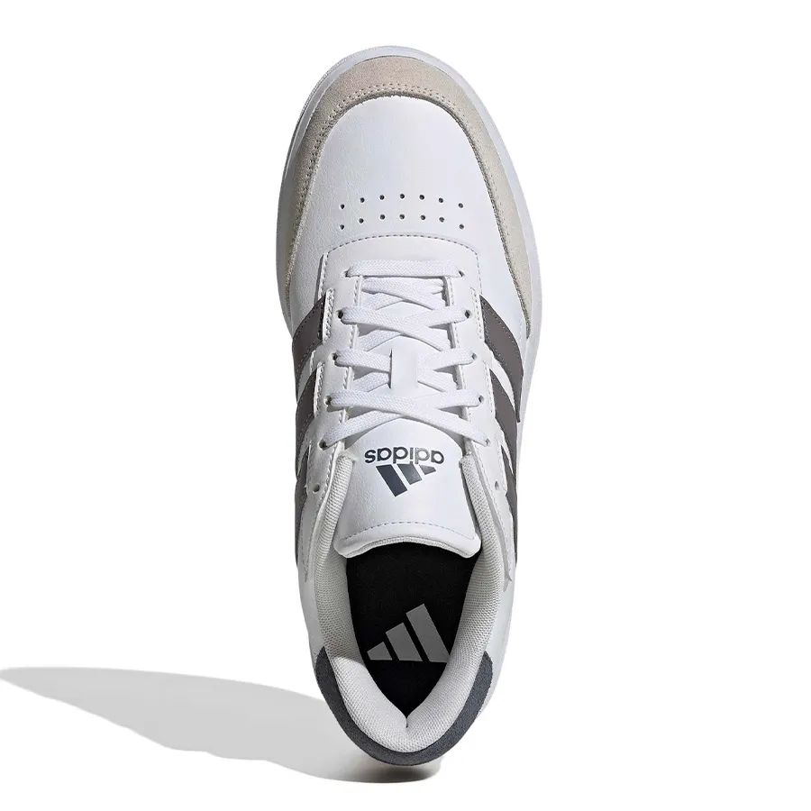 Imagen 3 de 7 de Zapatillas adidas Courtblock-BLANCO/BEIGE/MARRON