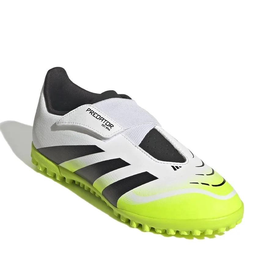 Imagen 1 de 7 de Botines adidas Predator Club-BLANCO/NEGRO/VERDE FLUOR