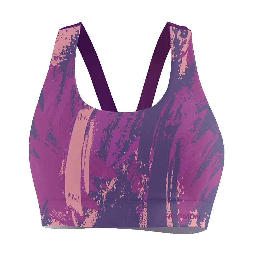 Imagen 0 de 1 de Top Salomon Graphic Bra II-VIOLETA/ROSA