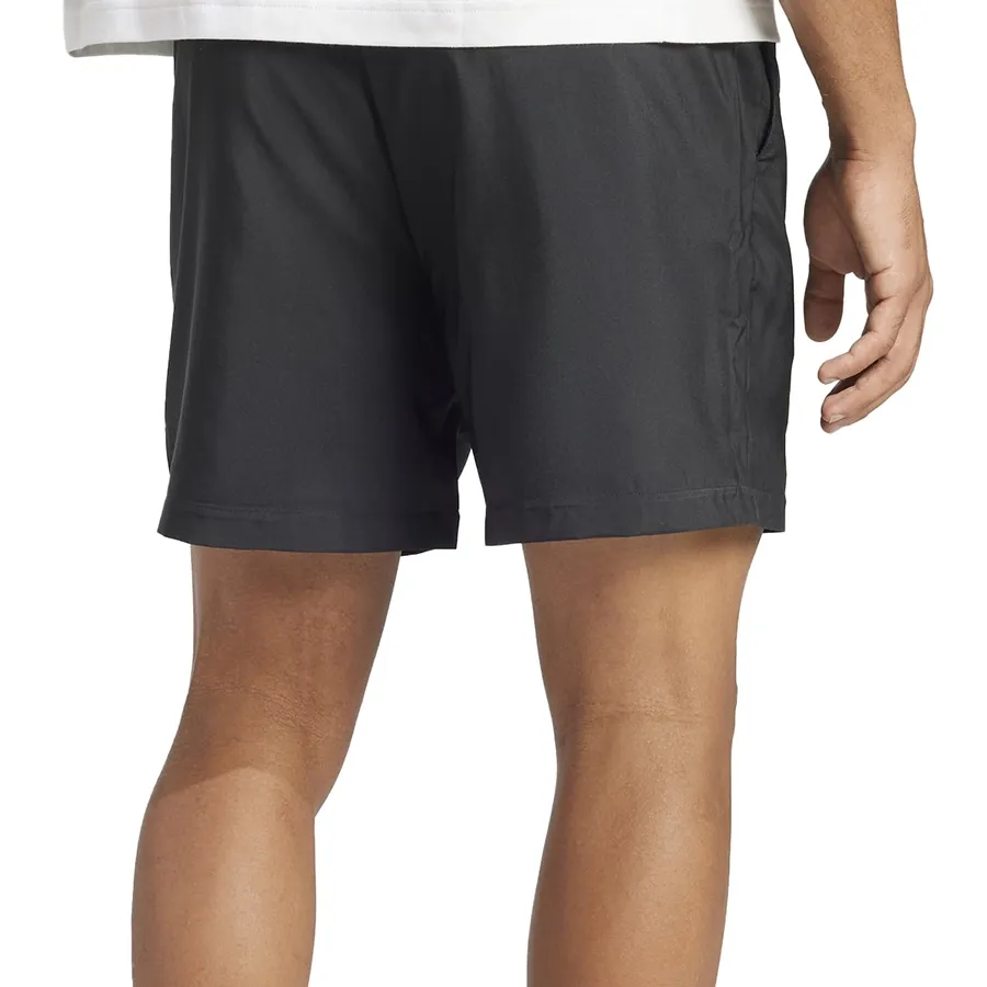 Imagen 2 de 5 de adidas Shorts  Essentials Small Logo Chelsea-NEGRO/BLANCO