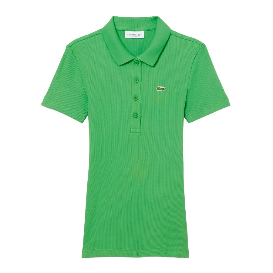 Imagen 2 de 6 de Remera Lacoste Polo Chemise Col Bord-VERDE