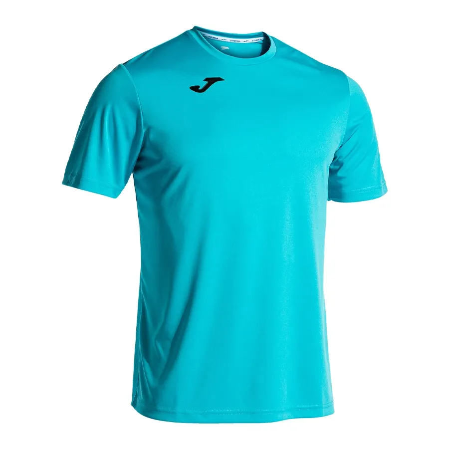 Imagen 2 de 4 de Remera Joma Manga Corta Combi-TURQUESA