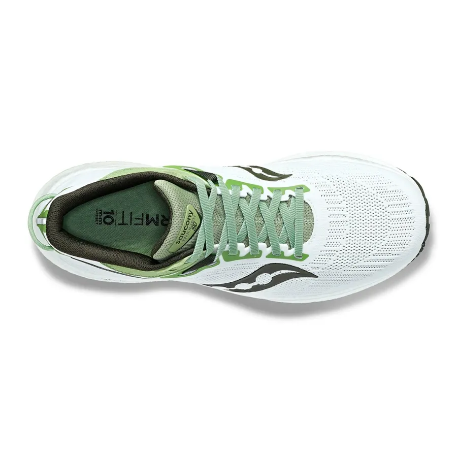 Imagen 3 de 5 de Zapatillas Saucony Triumph 21-BLANCO/OLIVA