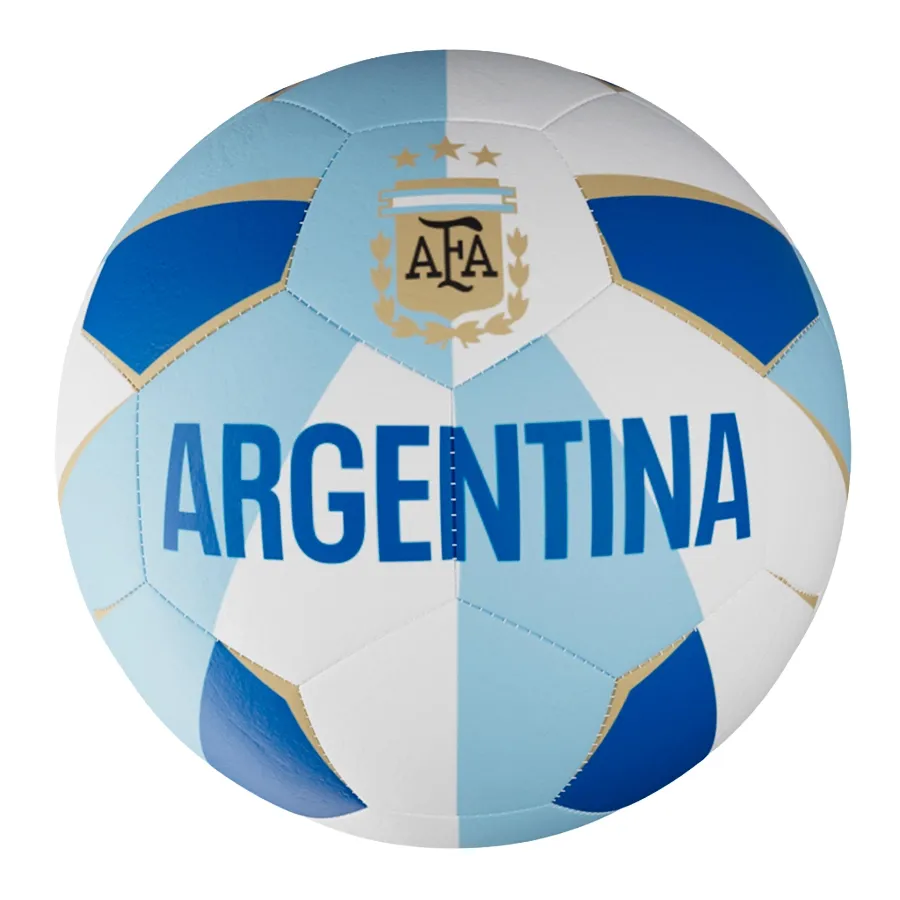 Imagen 0 de 3 de Pelota DRB de Fútbol Mundial 2.0 Afa-BLANCO/CELESTE/AZUL