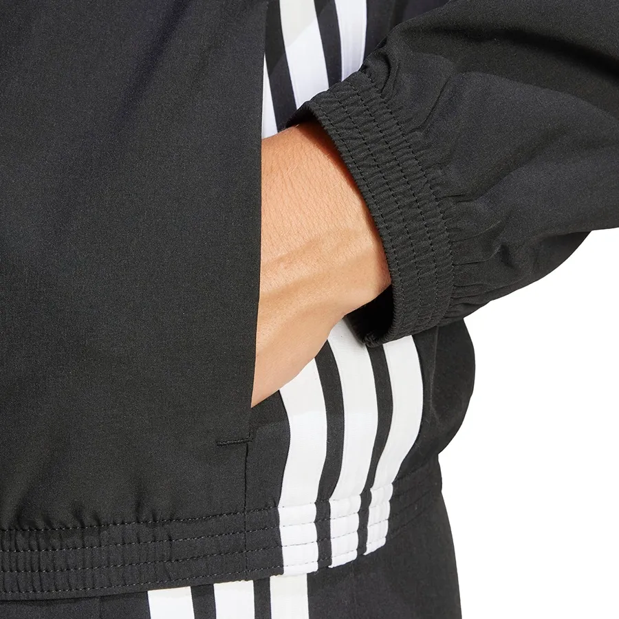 Imagen 4 de 5 de Campera adidas Train Essentials-NEGRO/BLANCO