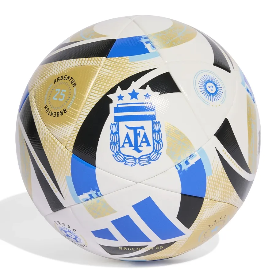 Imagen 0 de 4 de Pelota adidas Competition Argentina AFA 25-BLANCO/NEGRO/DORADO/AZUL