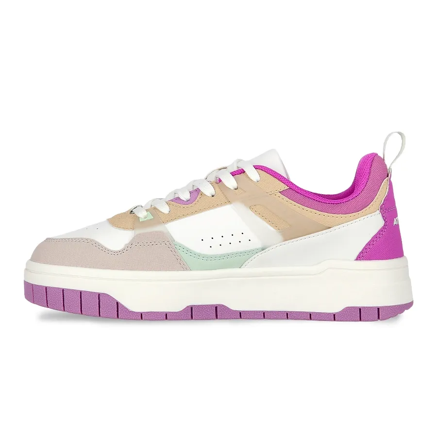 Imagen 2 de 6 de Zapatillas Atomik Casual Urbano Reece M 25-LILA/BEIGE/BLANCO