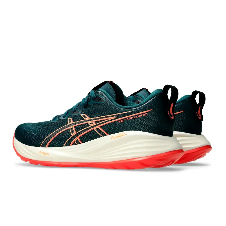 Imagen 3 de 7 de Zapatillas Asics Gel-Cumulus 27-PETROLEO/NARANJA