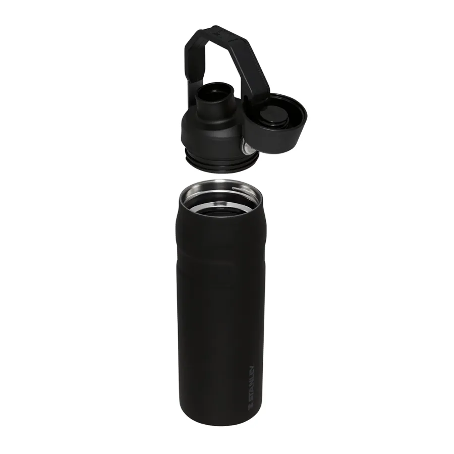 Imagen 1 de 3 de Botella Iceflow Aerolight 1 lts Stanley-NEGRO/PLATA