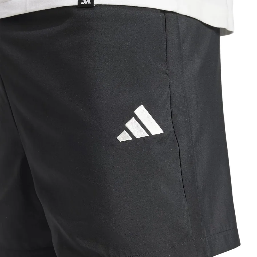 Imagen 3 de 5 de adidas Shorts  Essentials Small Logo Chelsea-NEGRO/BLANCO