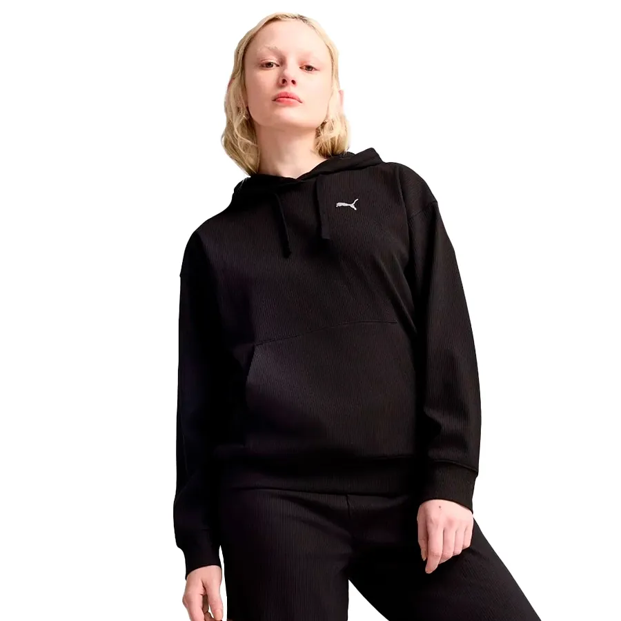 Imagen 0 de 5 de Buzo Puma Essentials Elevated Rib-NEGRO