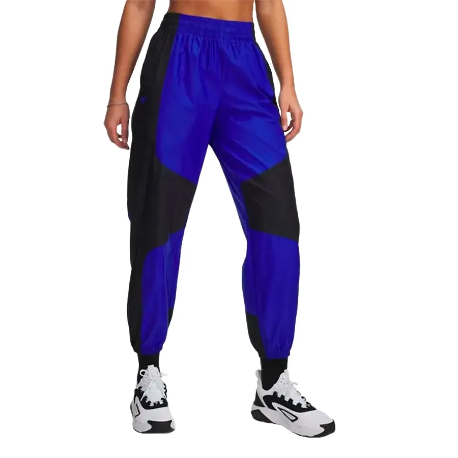 Imagen 0 de 3 de Pantalón Under Armour Project Rock Woven Bottom-AZUL/NEGRO