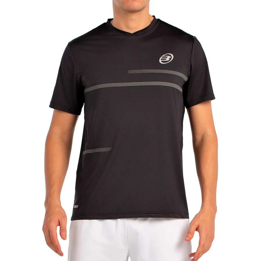 Imagen 0 de 4 de Remera Bullpadel Montuno-NEGRO