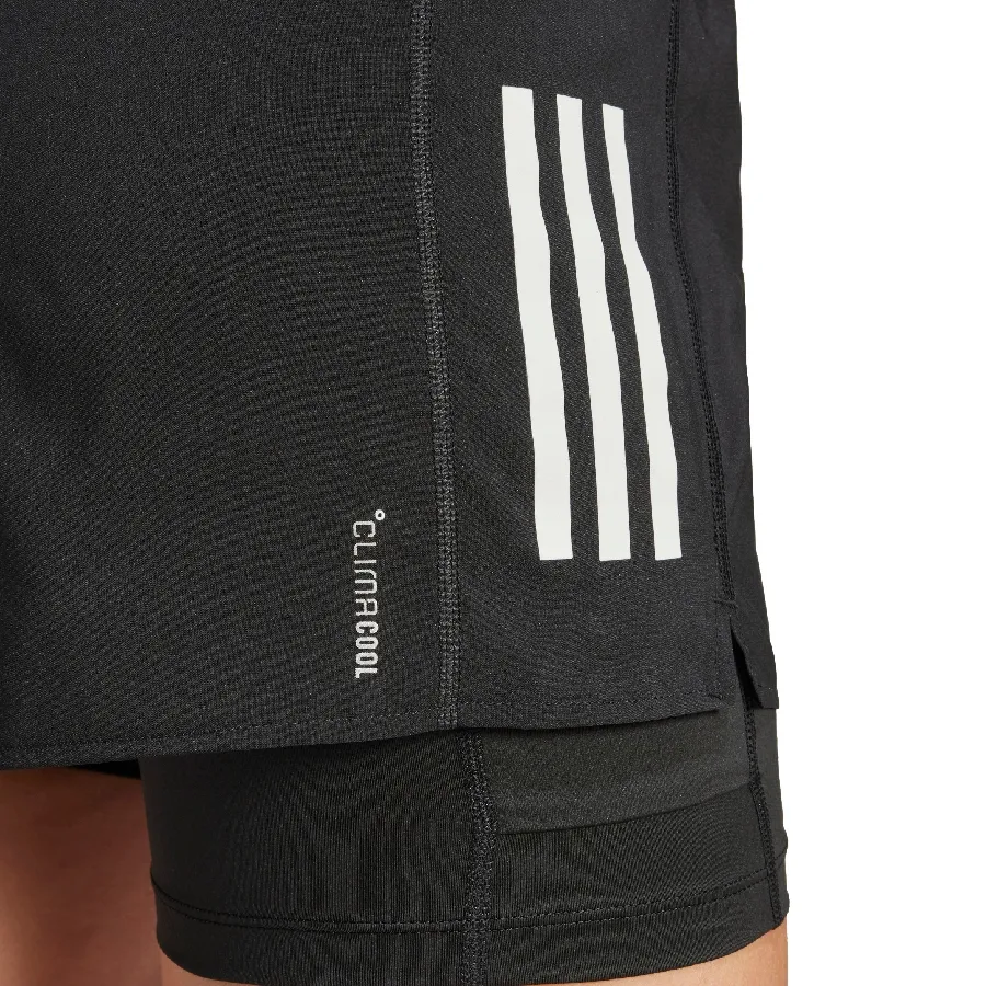 Imagen 4 de 5 de adidas Shorts  Own the Run Climacool 2 en 1-NEGRO