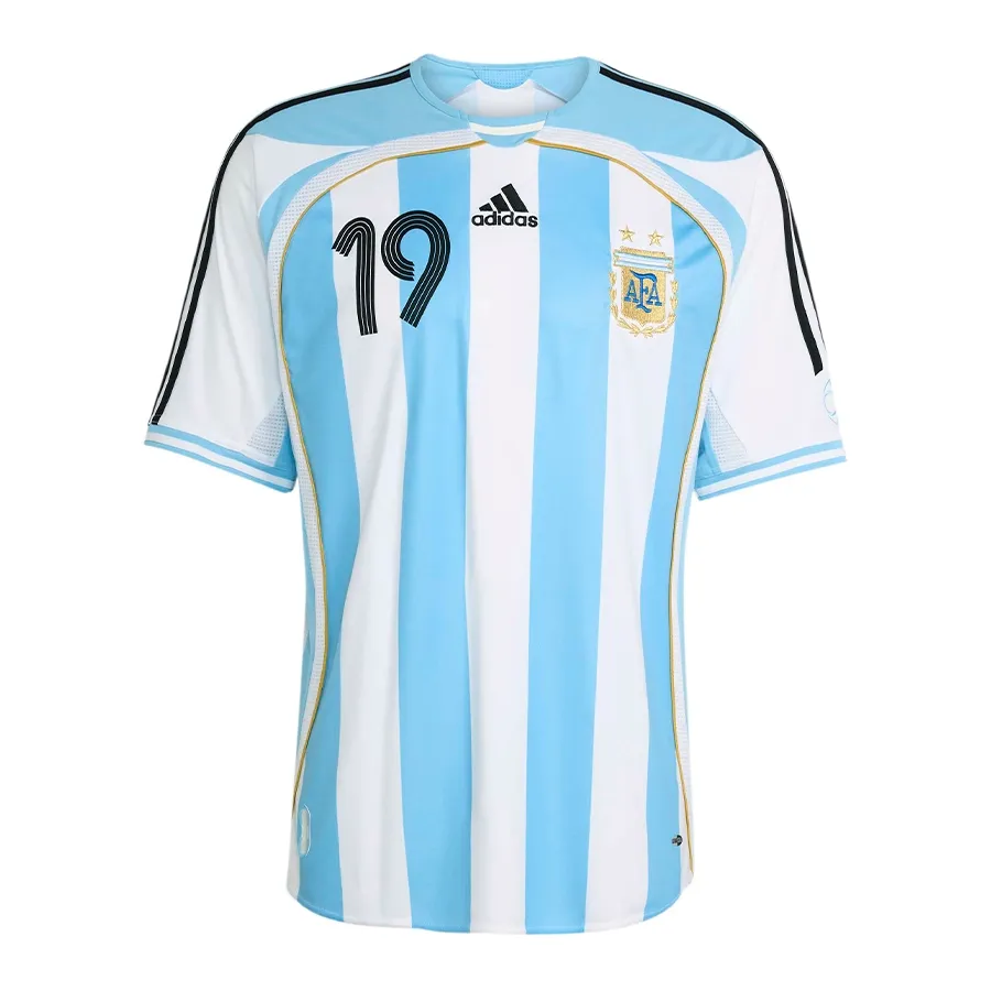 Imagen 5 de 6 de Camiseta adidas Titular Selección Argentina 2006 Messi Afa-BLANCO/CELESTE/NEGRO