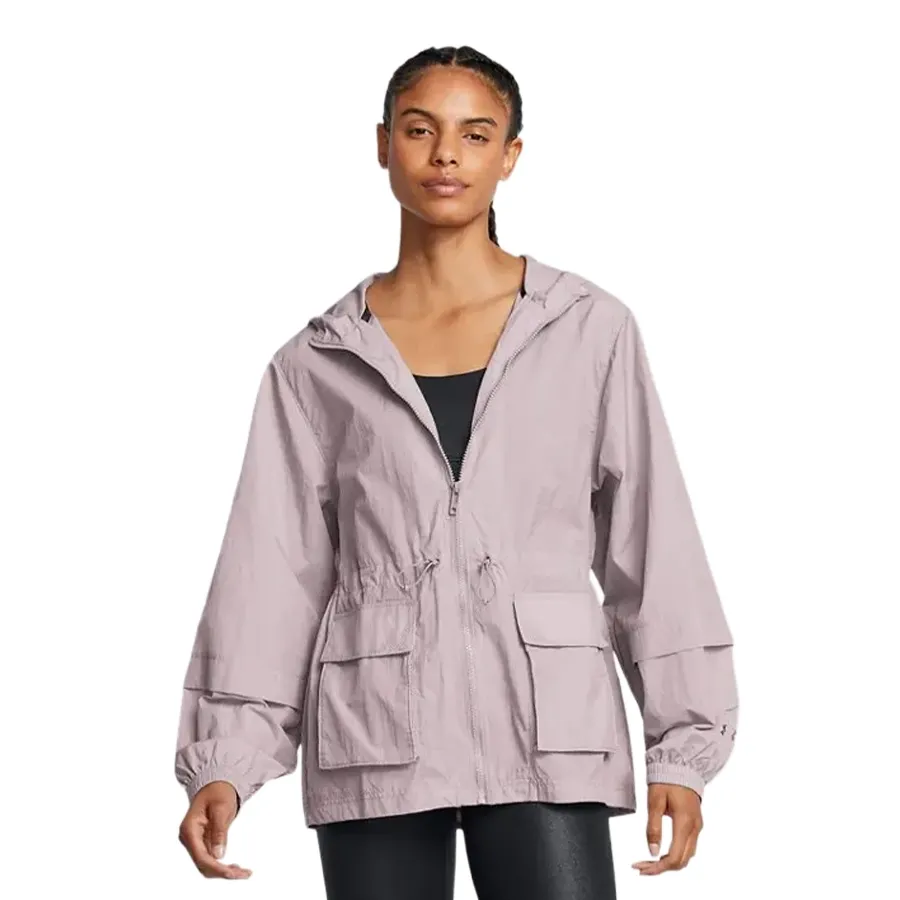 Imagen 0 de 4 de Campera Under Armour Crinkle Woven-LILA