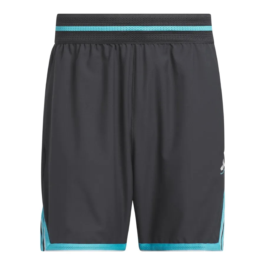 Imagen 2 de 5 de adidas Shorts  Crazy Lite-GRAFITO/TURQUESA