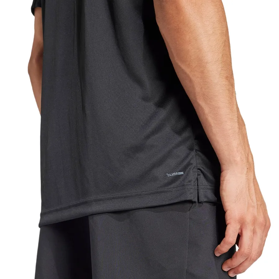 Imagen 4 de 5 de Remera adidas Club 3 Tiras-NEGRO