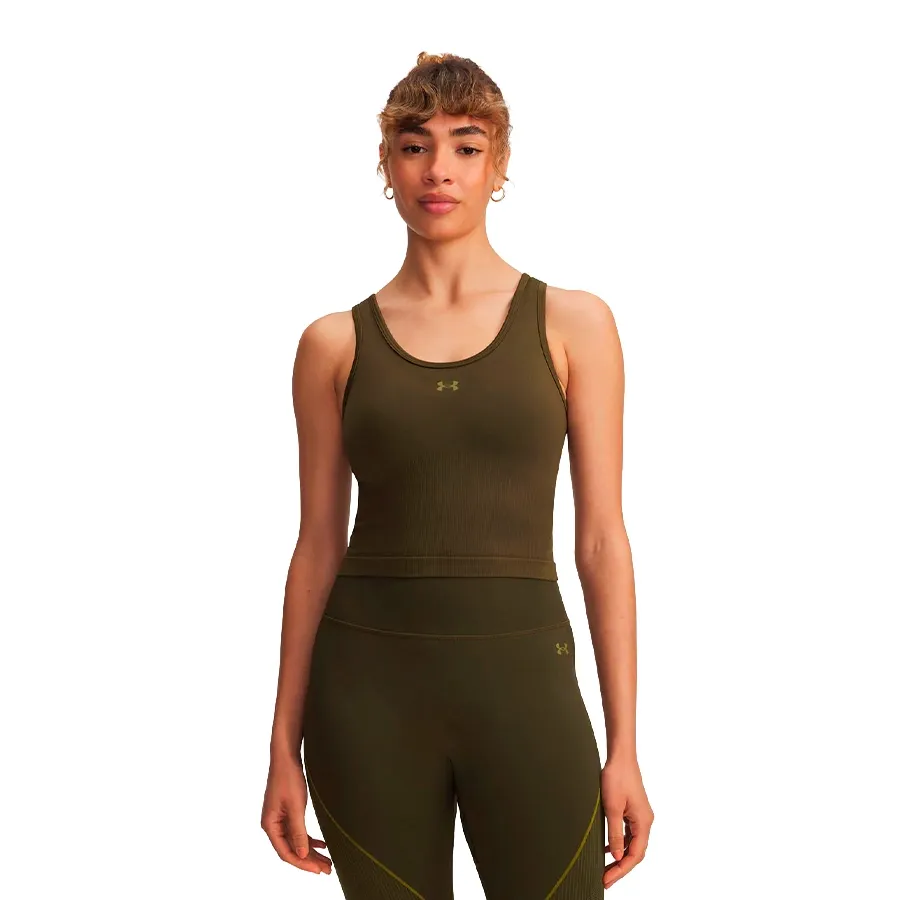 Imagen 0 de 2 de Musculosa Under Armour Vanish Seamless Tank-VERDE OLIVA